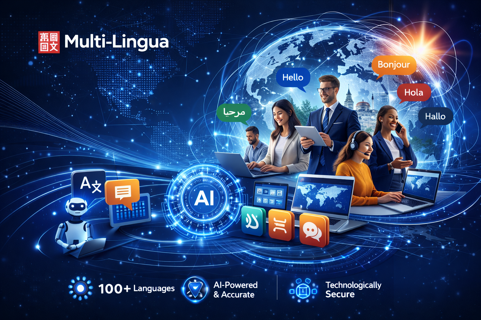 Multilingual communication services